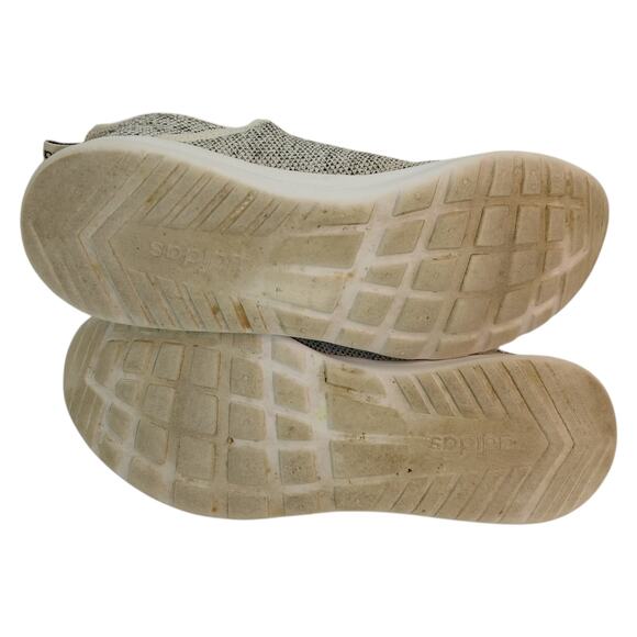 Adidas Cloudfoam Pure Women's Gray Tweed Athletic Sneakers - Size 8 - Picture 6 of 7